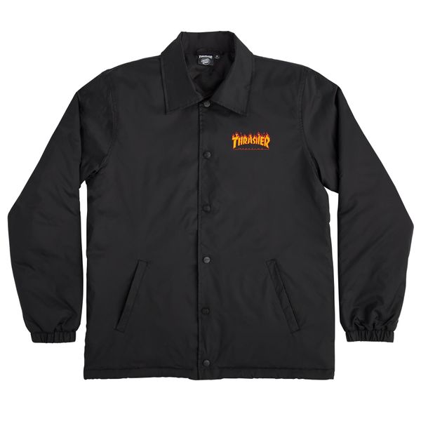 Куртка Thrasher FLAME DOT COACH JACKET MENS Black (20000006278) 20000006278SH фото